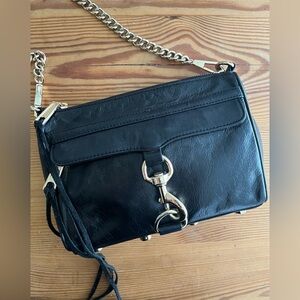 Rebecca Minkoff Mini Mac Crossbody Bag Black